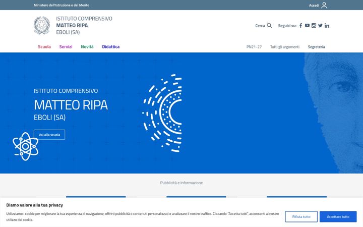 Screenshot of icmatteoripa.edu.it