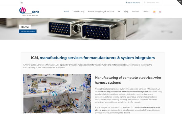 Screenshot of icmesp.com