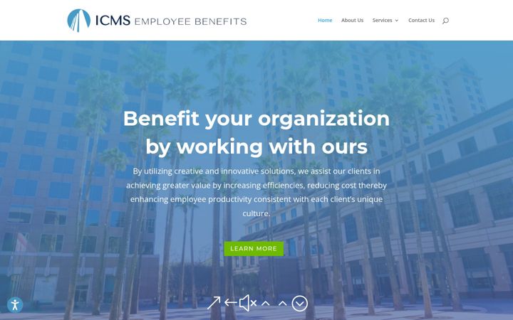 Screenshot of icmsbenefits.com