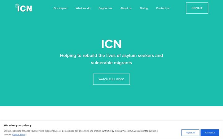 Screenshot of icn.org.uk