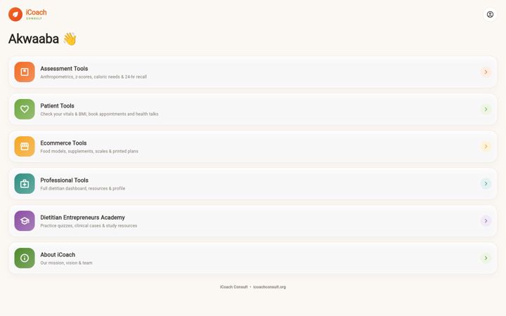 Screenshot of icoachconsult.org
