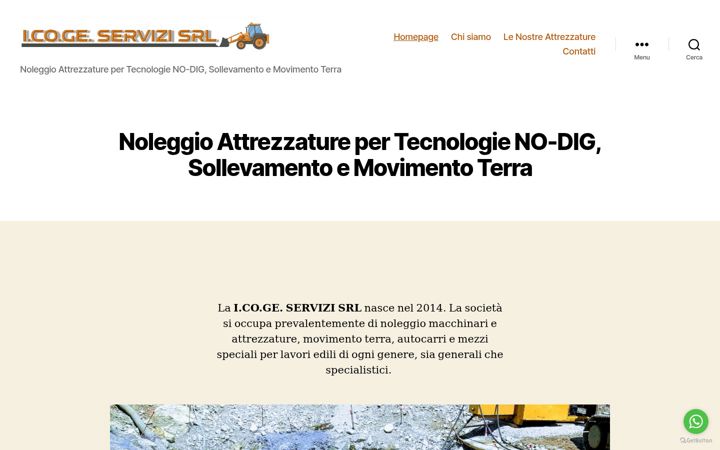 Screenshot of icogeservizi.it