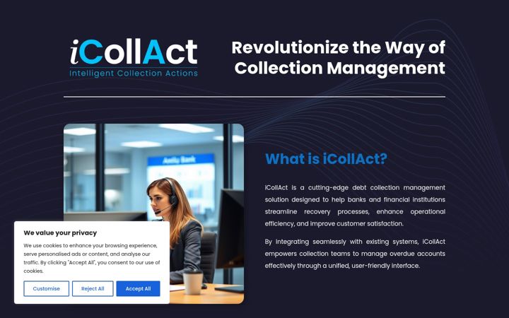Screenshot of icollact.com