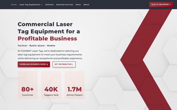 Screenshot of icombat.com