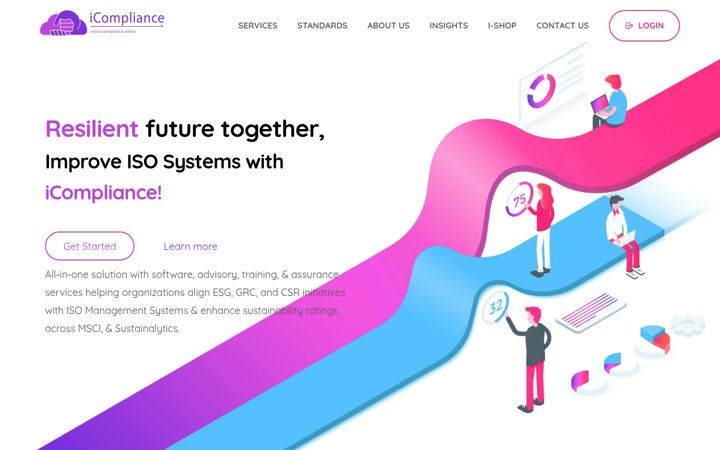 Screenshot of icomplianceltd.com