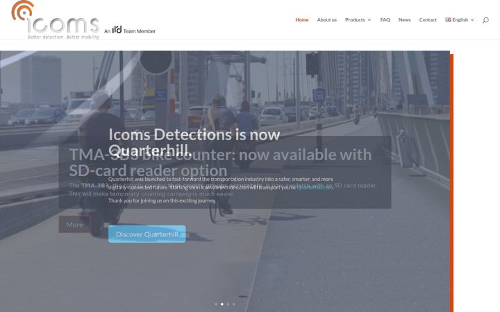 Screenshot of icomsdetections.com