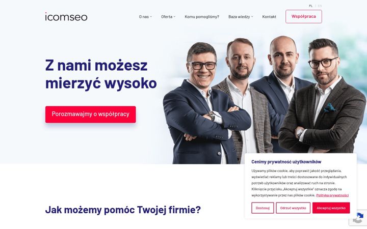 Screenshot of icomseo.pl