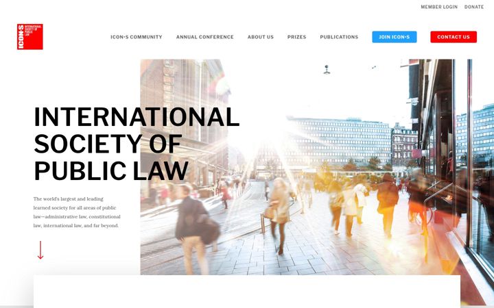 Screenshot of icon-society.org