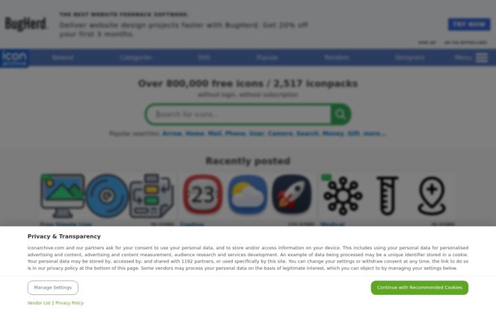Skjermbilde av iconarchive.com
