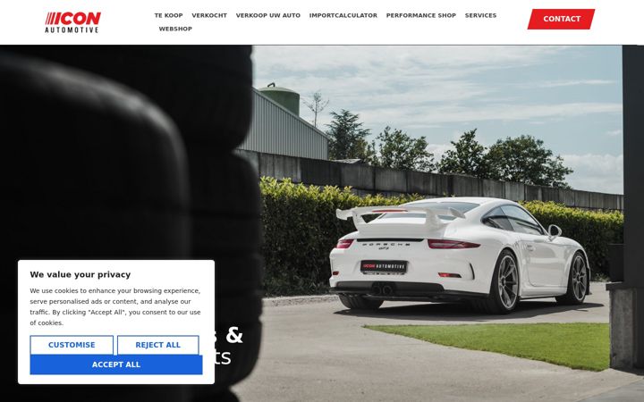 Screenshot of iconautomotive.be