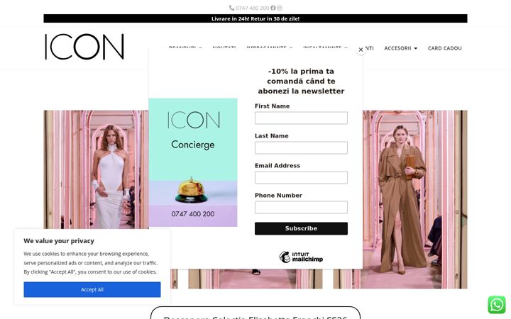 Screenshot of iconfashion.ro