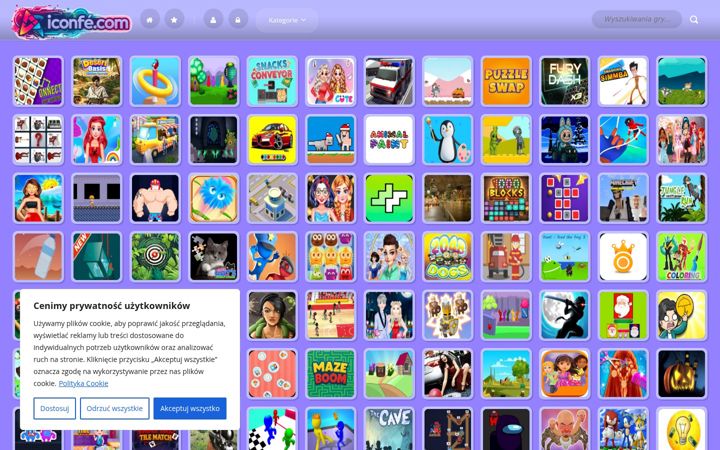 Screenshot of iconfe.com