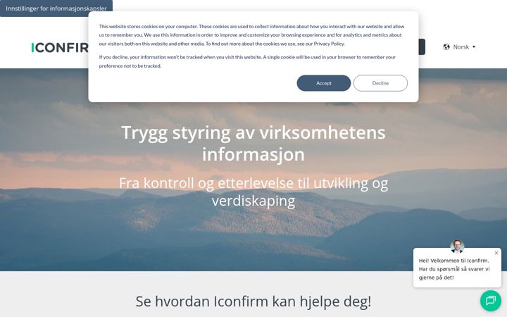 Screenshot of iconfirm.eu