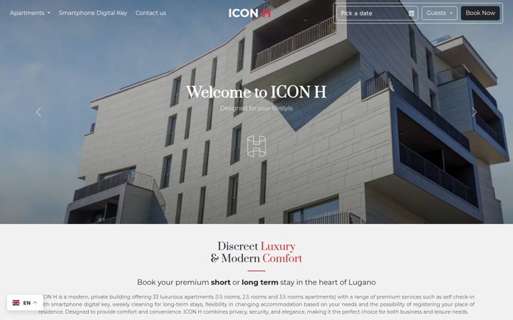 Screenshot of iconh.ch