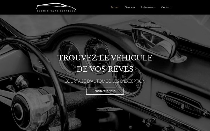 Screenshot of iconic-cars.ch