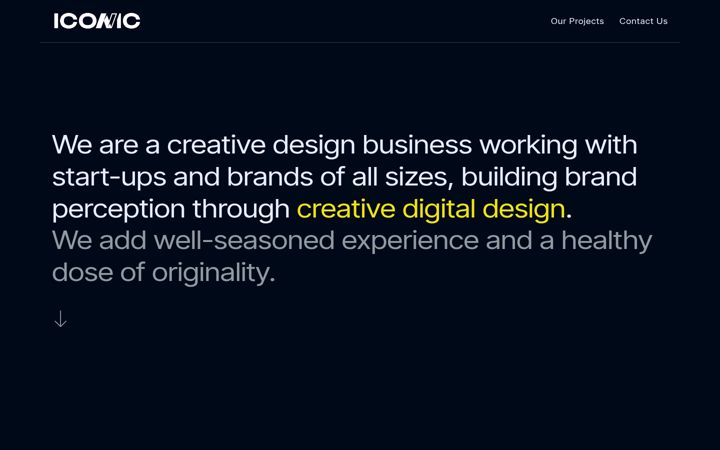 Screenshot of iconic-cm.com