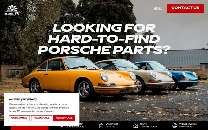 Screenshot of iconic911.com