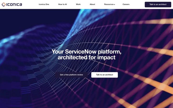 Screenshot of iconica.co