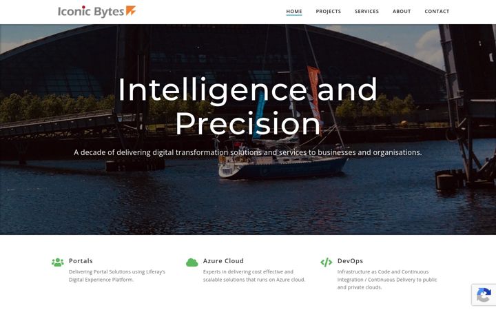 Screenshot of iconicbytes.com