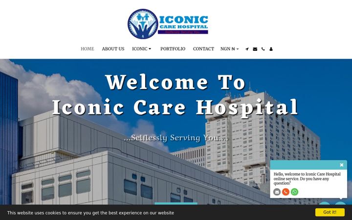 Ekrānuzņēmums no iconiccarehospital.com