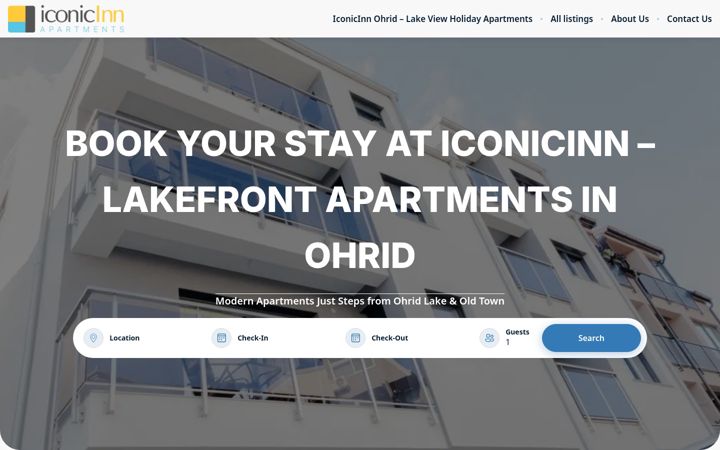 Screenshot of iconicinn.com