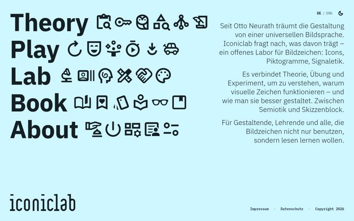 Screenshot of iconiclab.net