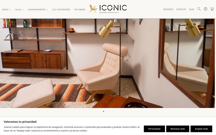 Screenshot of iconicmidcentury.com