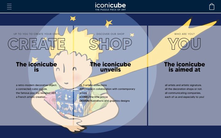 Screenshot of iconicube.com