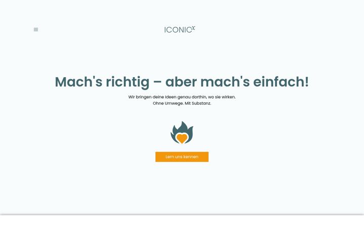 Ekraanipilt saidist iconicx.de