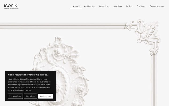 Screenshot of iconik-cuisines.fr