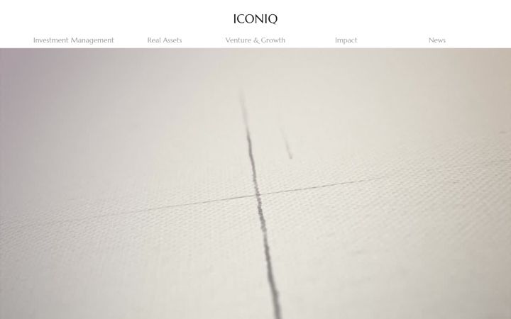 Screenshot of iconiq.com