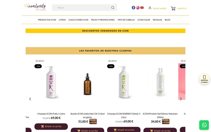 Screenshot of iconlovely.com
