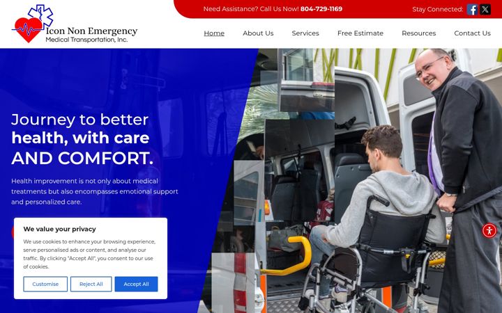 Screenshot of iconnemt.com