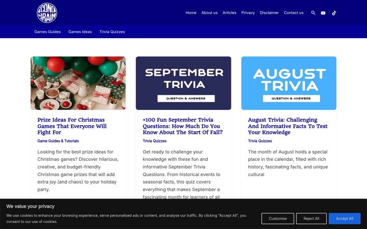 Screenshot of iconobrain.com