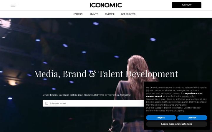 Screenshot of iconomicnetwork.com
