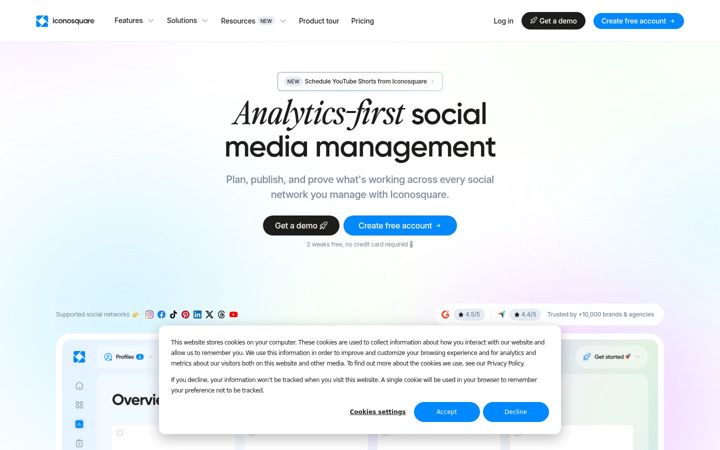 Ekrānuzņēmums no iconosquare.com