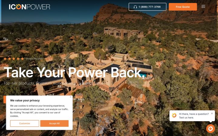 Capture d'écran de iconpower.com