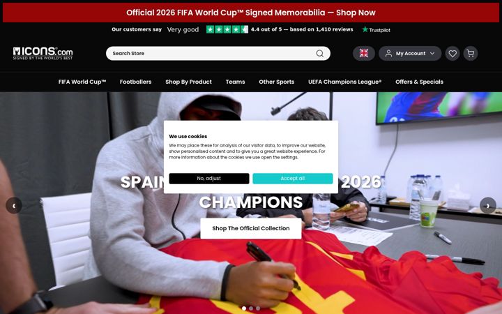Screenshot of icons.com