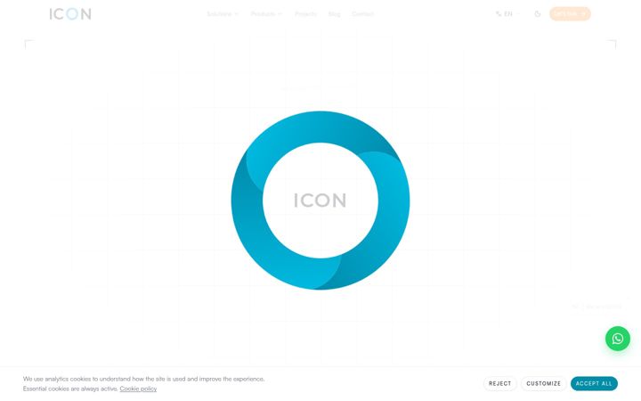 Screenshot of iconsl.com