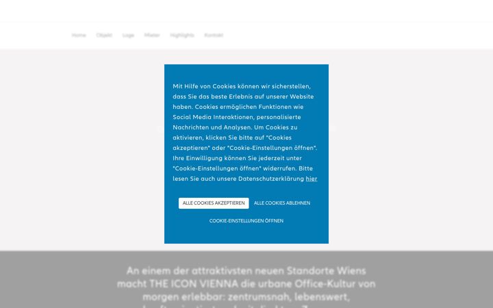 Screenshot of iconvienna.eu