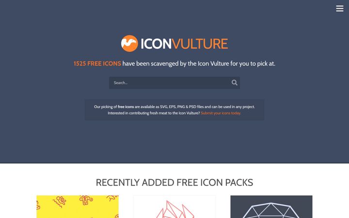 Screenshot of iconvulture.com