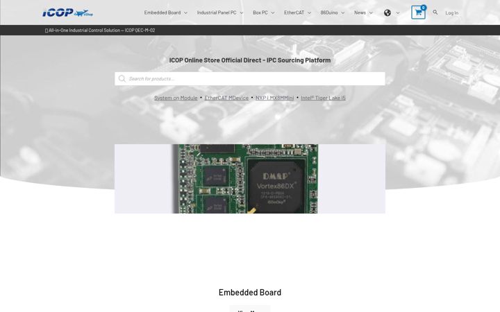 Screenshot of icop-shop.com