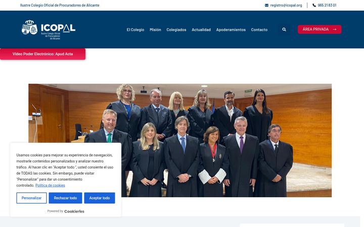 Screenshot of icopal.org