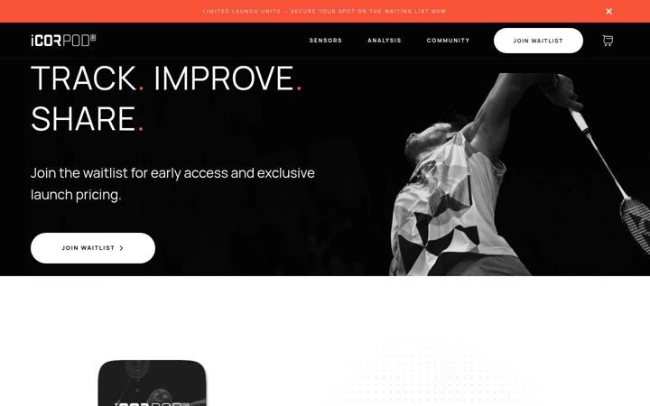 Screenshot of icorpod.com