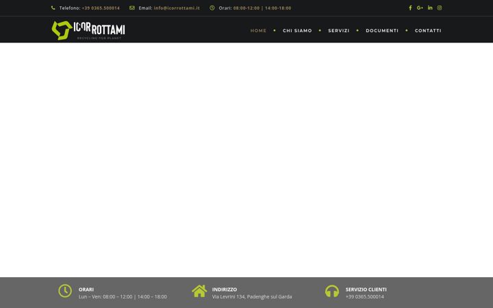 Screenshot of icorrottami.it