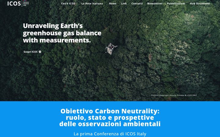 Screenshot of icos-italy.it