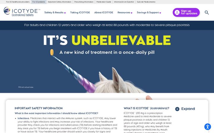 Screenshot of icotyde.com