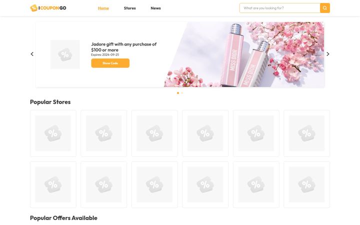 Screenshot of icoupongo.com