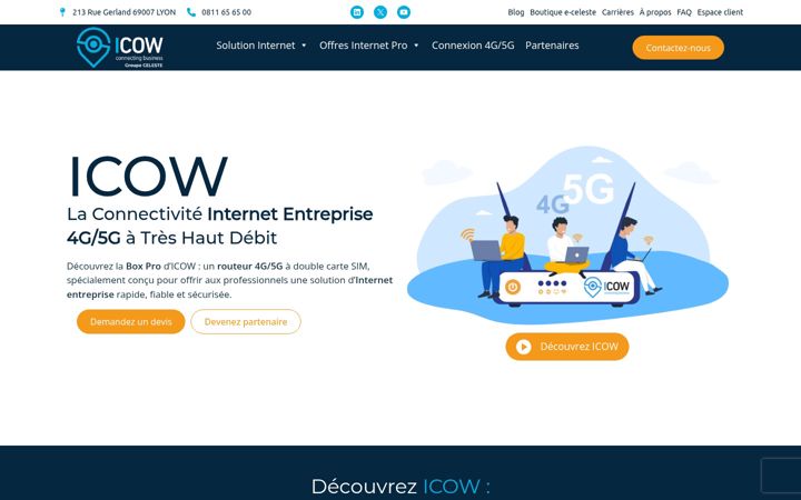 Screenshot of icow-systems.com