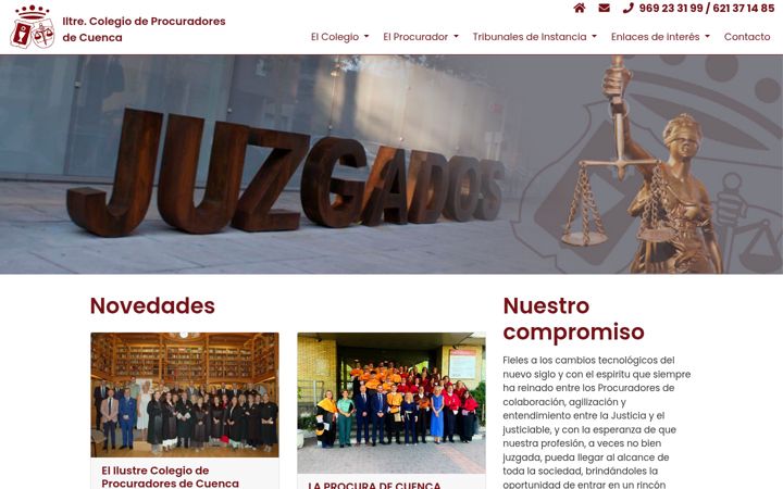 Screenshot of icpcuenca.com